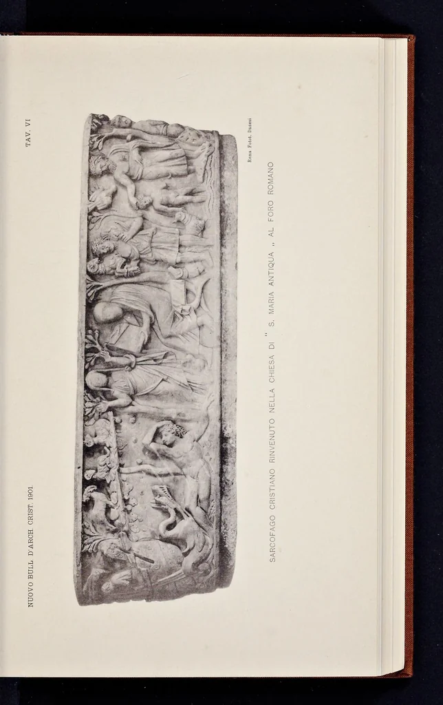 An illustration from Nuovo bullettino di archeologia cristiana, 1895, leaf 250