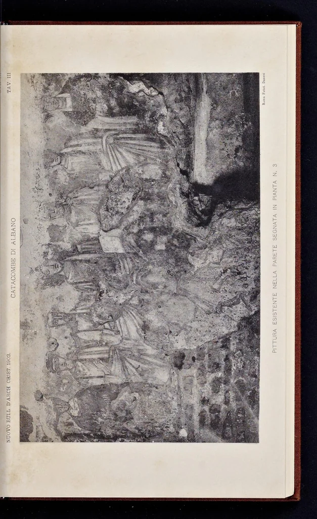 An illustration from Nuovo bullettino di archeologia cristiana, 1895, leaf 500