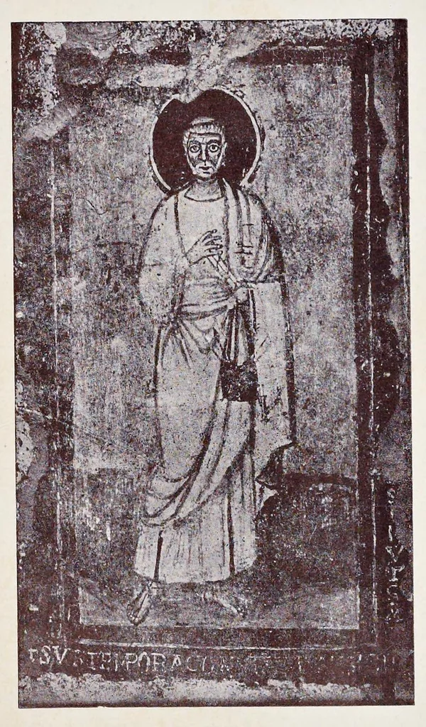 An illustration from Nuovo bullettino di archeologia cristiana, 1895, leaf 720