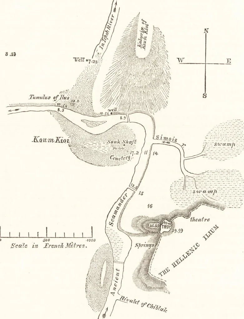 An illustration from Ilios; the city and country of the Trojans. The results of researches and discoveries on the site of Troy and throughout the Troad in the years 1871-72-73-78-79, including an autobiography of the author, 1880, leaf 103