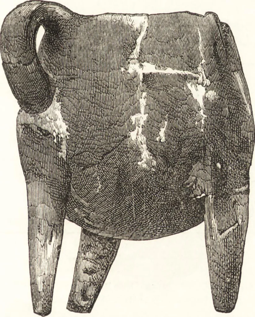 An illustration from Ilios; the city and country of the Trojans. The results of researches and discoveries on the site of Troy and throughout the Troad in the years 1871-72-73-78-79, including an autobiography of the author, 1880, leaf 250