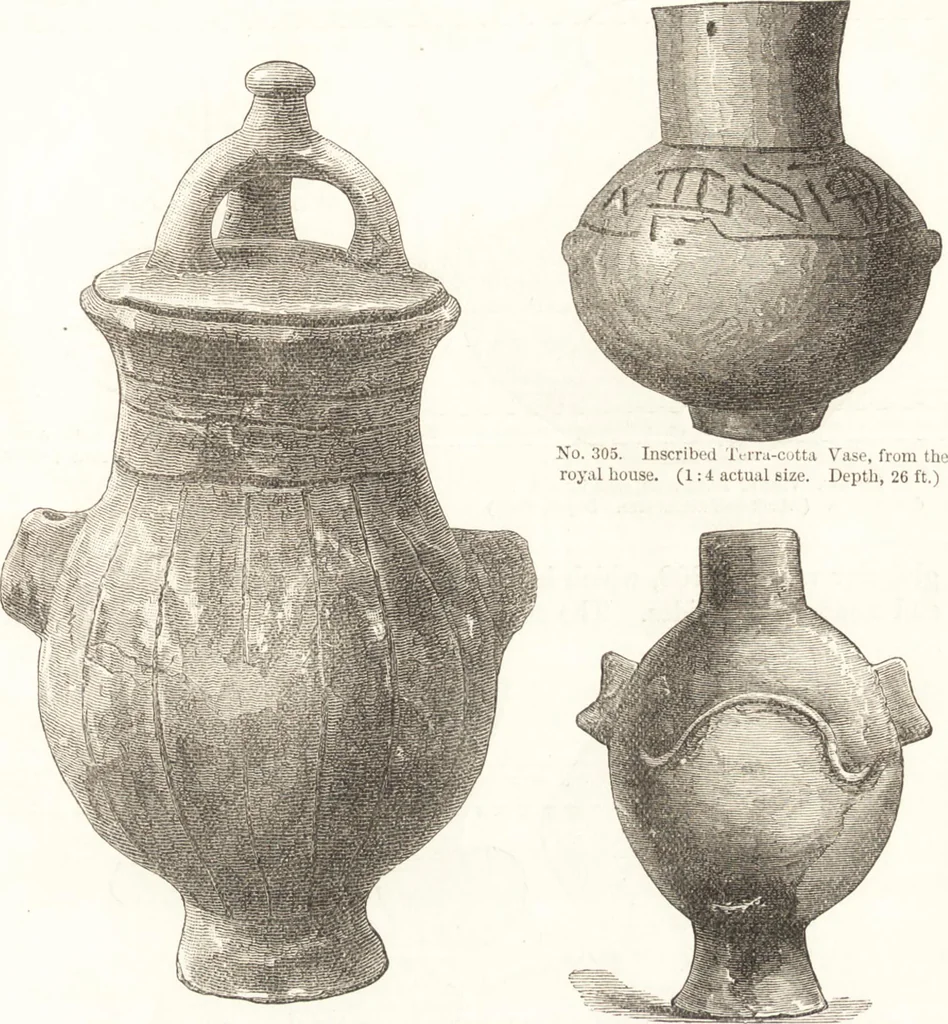 An illustration from Ilios; the city and country of the Trojans. The results of researches and discoveries on the site of Troy and throughout the Troad in the years 1871-72-73-78-79, including an autobiography of the author, 1880, leaf 394