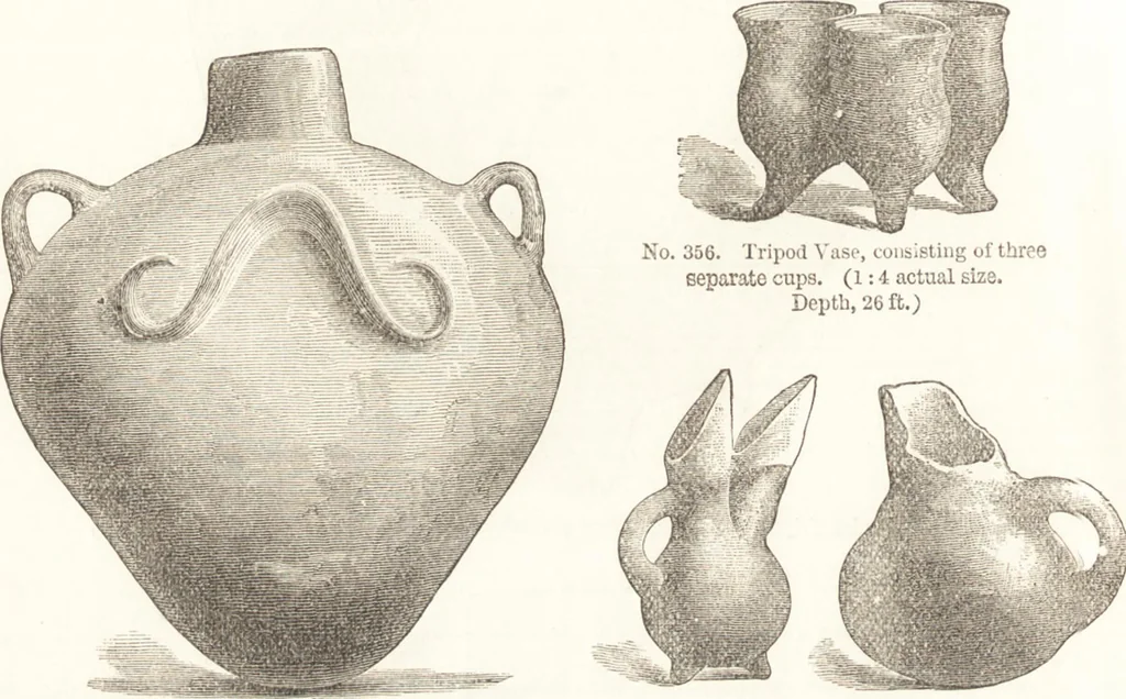 An illustration from Ilios; the city and country of the Trojans. The results of researches and discoveries on the site of Troy and throughout the Troad in the years 1871-72-73-78-79, including an autobiography of the author, 1880, leaf 409