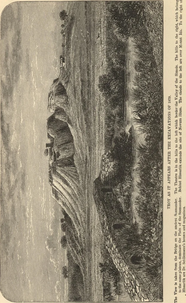 An illustration from Ilios; the city and country of the Trojans. The results of researches and discoveries on the site of Troy and throughout the Troad in the years 1871-72-73-78-79, including an autobiography of the author, 1880, leaf 5