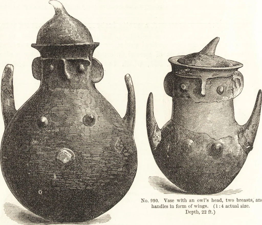An illustration from Ilios; the city and country of the Trojans. The results of researches and discoveries on the site of Troy and throughout the Troad in the years 1871-72-73-78-79, including an autobiography of the author, 1880, leaf 547