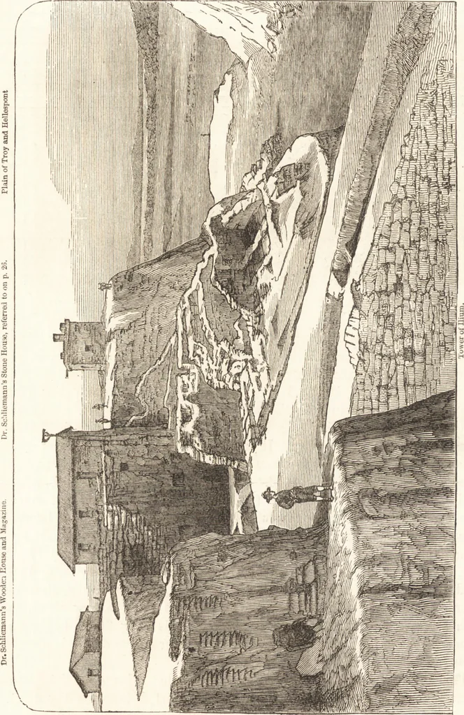 An illustration from Ilios; the city and country of the Trojans. The results of researches and discoveries on the site of Troy and throughout the Troad in the years 1871-72-73-78-79, including an autobiography of the author, 1880, leaf 55