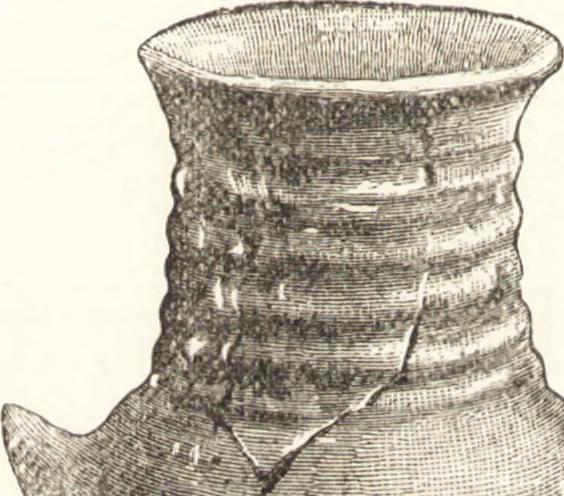 An illustration from Ilios; the city and country of the Trojans. The results of researches and discoveries on the site of Troy and throughout the Troad in the years 1871-72-73-78-79, including an autobiography of the author, 1880, leaf 555