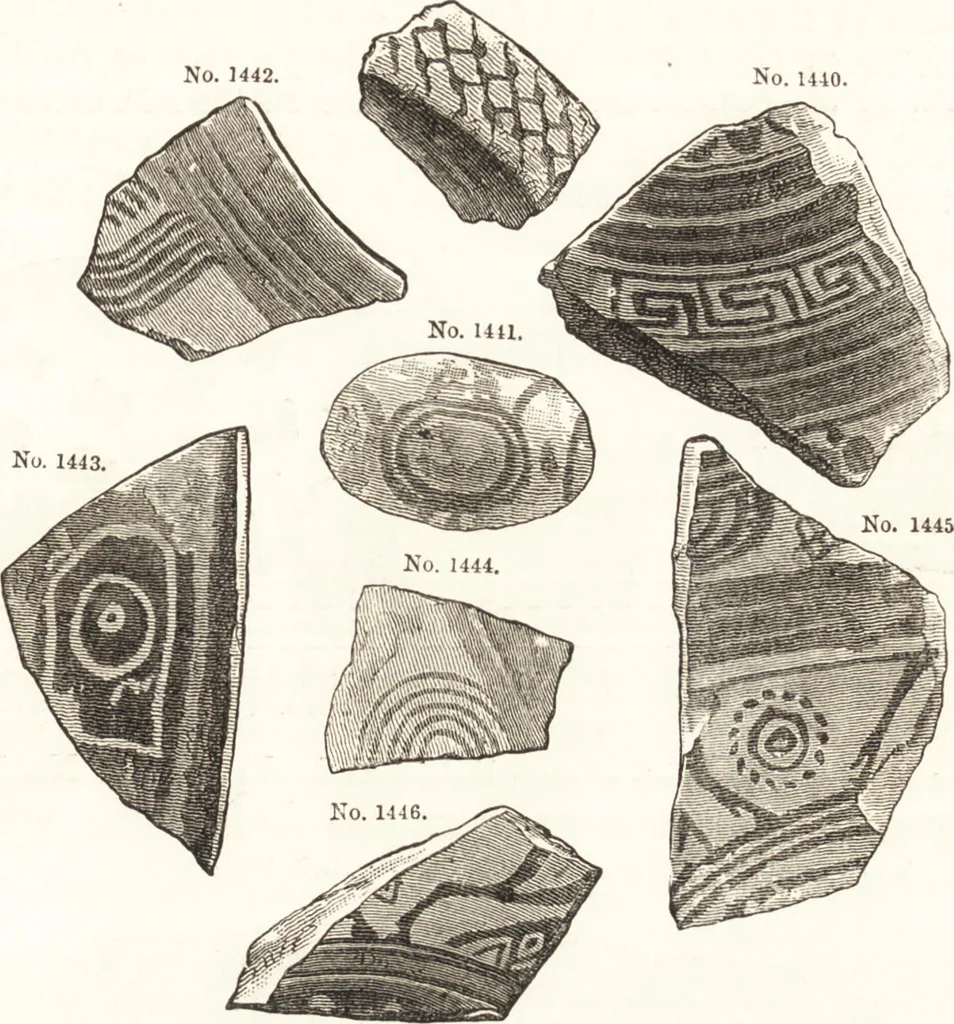 An illustration from Ilios; the city and country of the Trojans. The results of researches and discoveries on the site of Troy and throughout the Troad in the years 1871-72-73-78-79, including an autobiography of the author, 1880, leaf 640