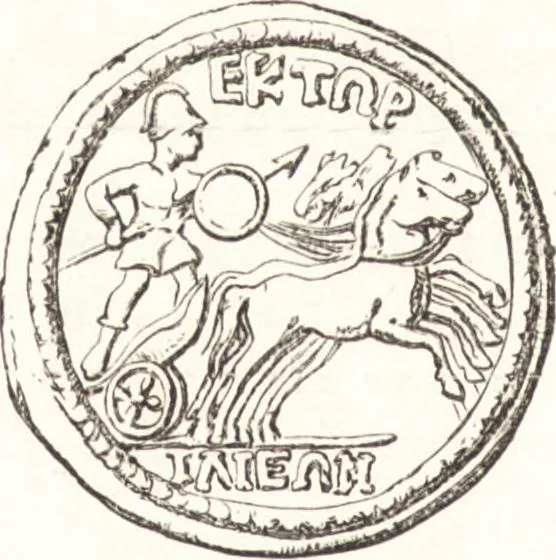 An illustration from Ilios; the city and country of the Trojans. The results of researches and discoveries on the site of Troy and throughout the Troad in the years 1871-72-73-78-79, including an autobiography of the author, 1880, leaf 669