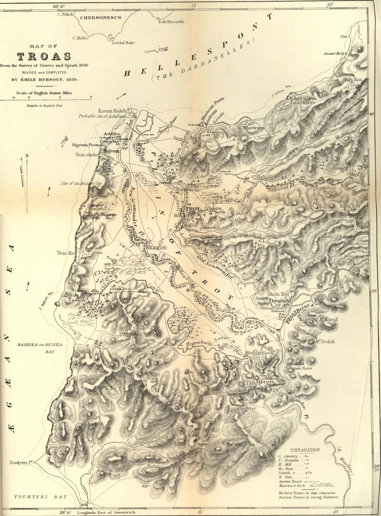 An illustration from Ilios; the city and country of the Trojans. The results of researches and discoveries on the site of Troy and throughout the Troad in the years 1871-72-73-78-79, including an autobiography of the author, 1880, leaf 826