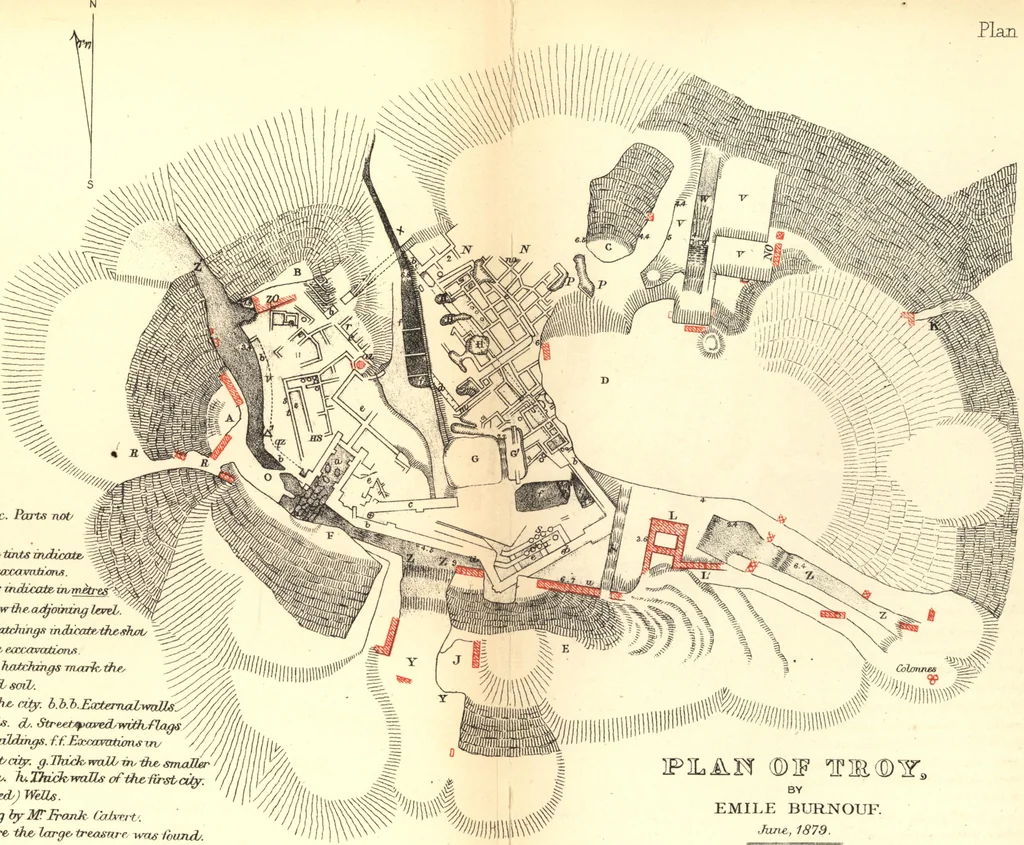 An illustration from Ilios; the city and country of the Trojans. The results of researches and discoveries on the site of Troy and throughout the Troad in the years 1871-72-73-78-79, including an autobiography of the author, 1880, leaf 828