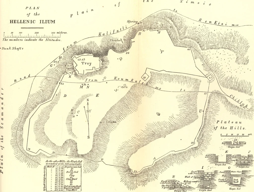 An illustration from Ilios; the city and country of the Trojans. The results of researches and discoveries on the site of Troy and throughout the Troad in the years 1871-72-73-78-79, including an autobiography of the author, 1880, leaf 830