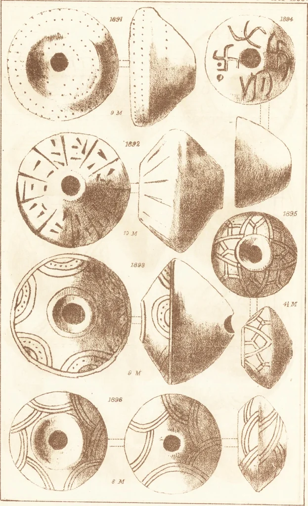 An illustration from Ilios; the city and country of the Trojans. The results of researches and discoveries on the site of Troy and throughout the Troad in the years 1871-72-73-78-79, including an autobiography of the author, 1880, leaf 851
