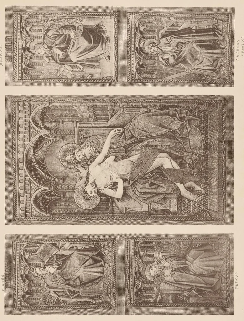 An illustration from Der Burgundische Paramentenschatz des Ordens von Goldenen Vliesse : im Auftrage des hohen Oberstkämmereramtes Sr. K. und K. apost. Majestät, 1912, leaf 38