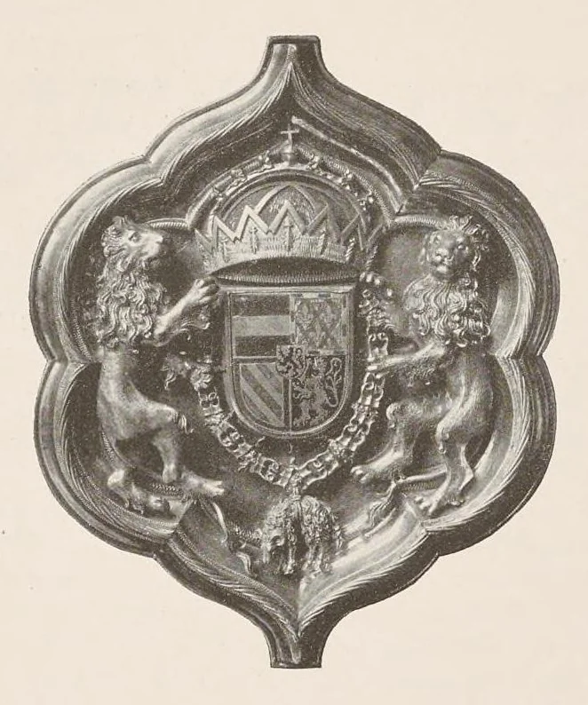 An illustration from Der Burgundische Paramentenschatz des Ordens von Goldenen Vliesse : im Auftrage des hohen Oberstkämmereramtes Sr. K. und K. apost. Majestät, 1912, leaf 6