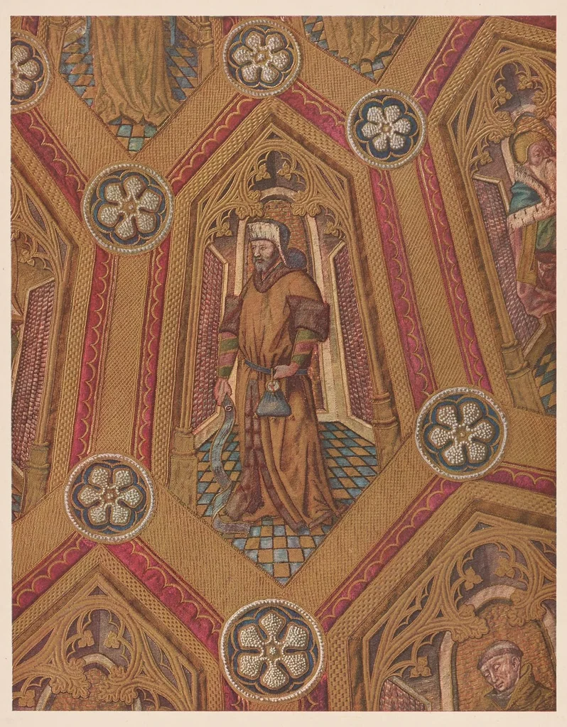 An illustration from Der Burgundische Paramentenschatz des Ordens von Goldenen Vliesse : im Auftrage des hohen Oberstkämmereramtes Sr. K. und K. apost. Majestät, 1912, leaf 90