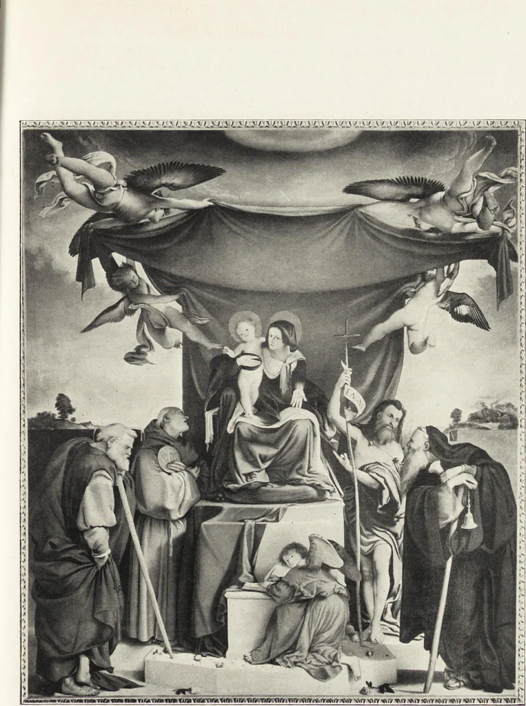 An illustration from The Anonimo; notes on pictures and works of art in Italy, 1903, leaf 142
