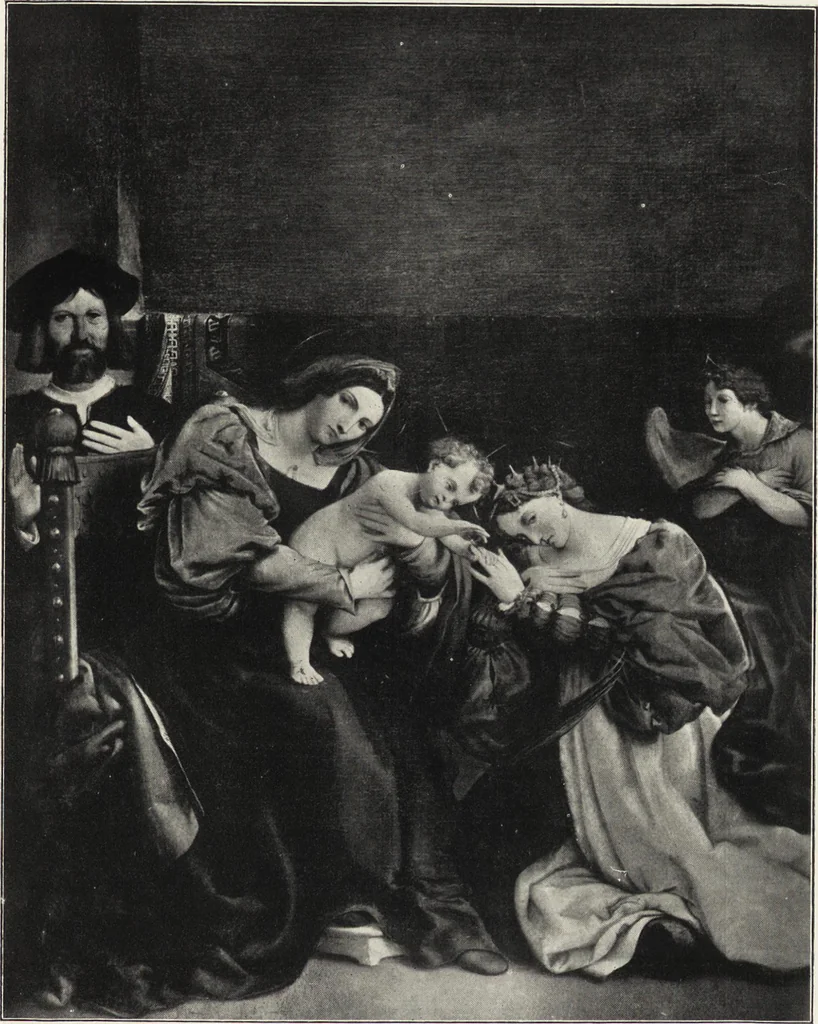 An illustration from The Anonimo; notes on pictures and works of art in Italy, 1903, leaf 146