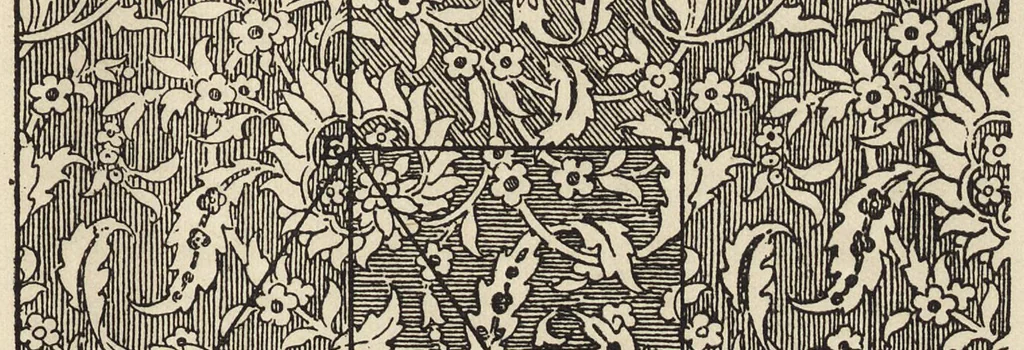 An illustration from A text book dealing with ornamental design for woven fabrics, 1900, leaf 78