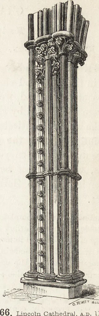 An illustration from An introduction to the study of Gothic architecture, 1861, leaf 107