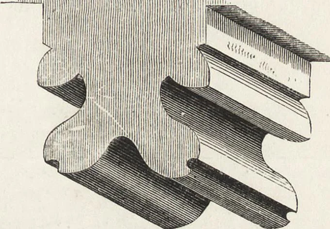 An illustration from An introduction to the study of Gothic architecture, 1861, leaf 116