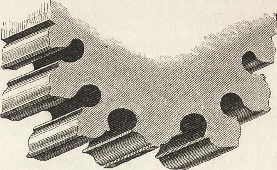 An illustration from An introduction to the study of Gothic architecture, 1861, leaf 117