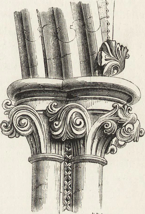 An illustration from An introduction to the study of Gothic architecture, 1861, leaf 120