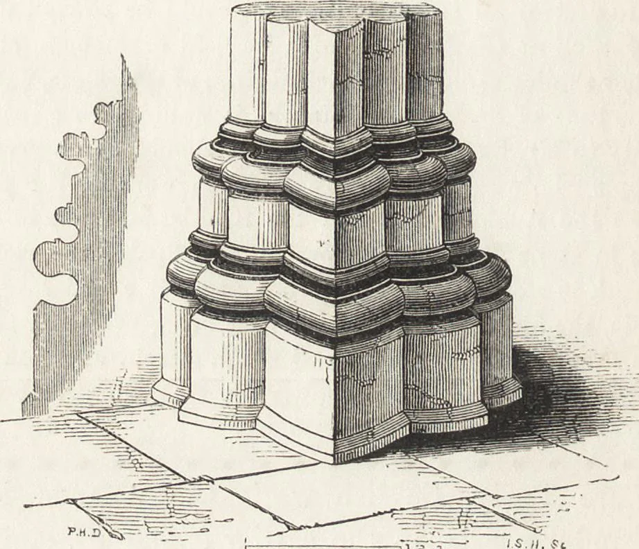 An illustration from An introduction to the study of Gothic architecture, 1861, leaf 123