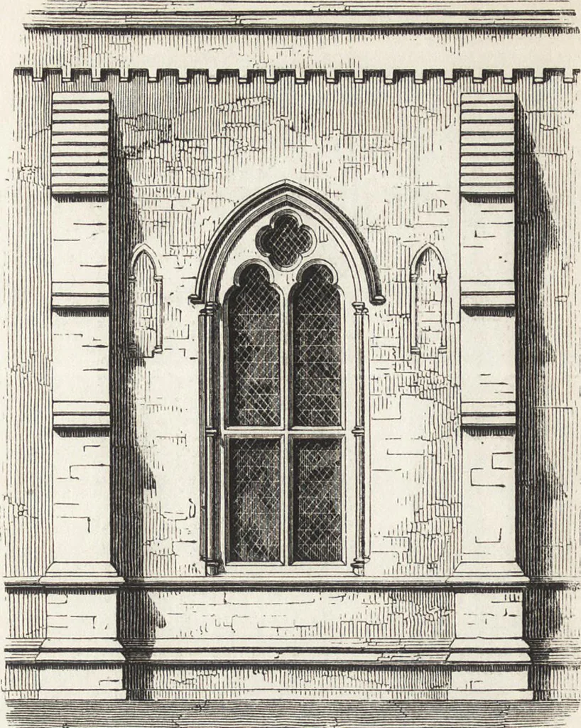 An illustration from An introduction to the study of Gothic architecture, 1861, leaf 133