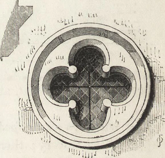 An illustration from An introduction to the study of Gothic architecture, 1861, leaf 139