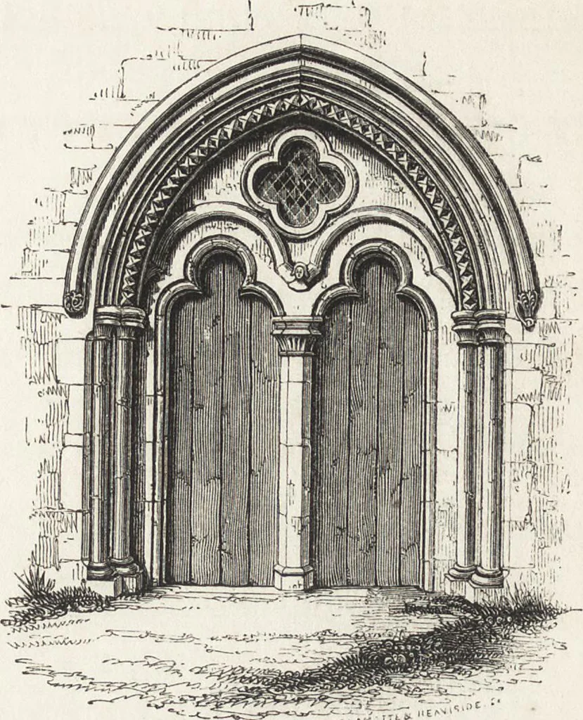 An illustration from An introduction to the study of Gothic architecture, 1861, leaf 145