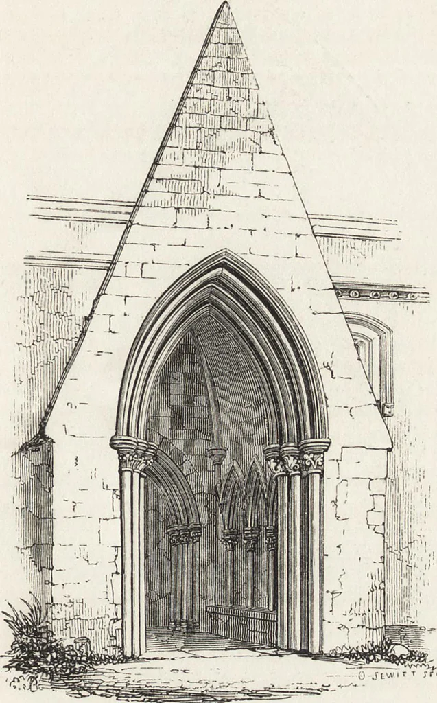 An illustration from An introduction to the study of Gothic architecture, 1861, leaf 146