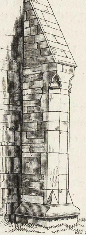 An illustration from An introduction to the study of Gothic architecture, 1861, leaf 148