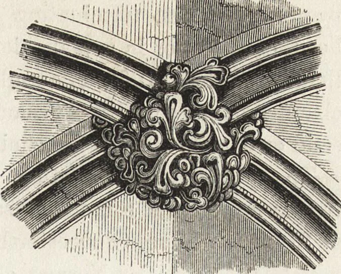 An illustration from An introduction to the study of Gothic architecture, 1861, leaf 148