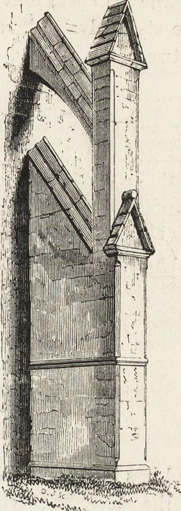 An illustration from An introduction to the study of Gothic architecture, 1861, leaf 150