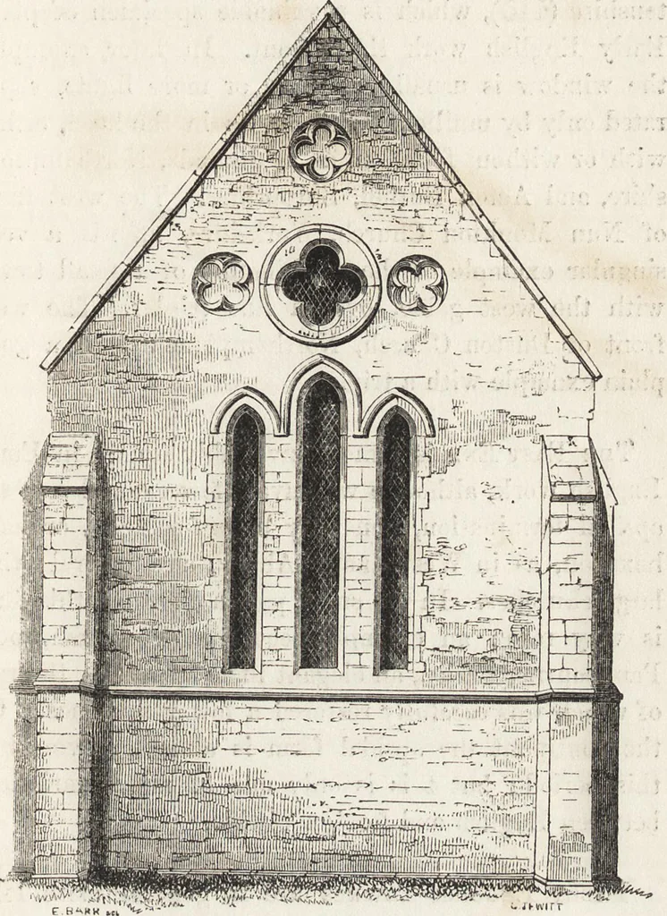An illustration from An introduction to the study of Gothic architecture, 1861, leaf 152