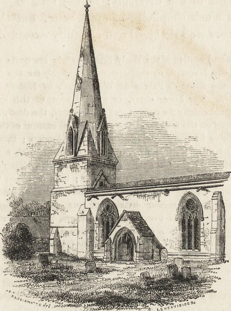 An illustration from An introduction to the study of Gothic architecture, 1861, leaf 154