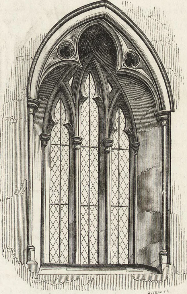 An illustration from An introduction to the study of Gothic architecture, 1861, leaf 160