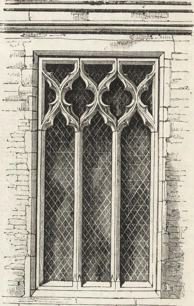 An illustration from An introduction to the study of Gothic architecture, 1861, leaf 163