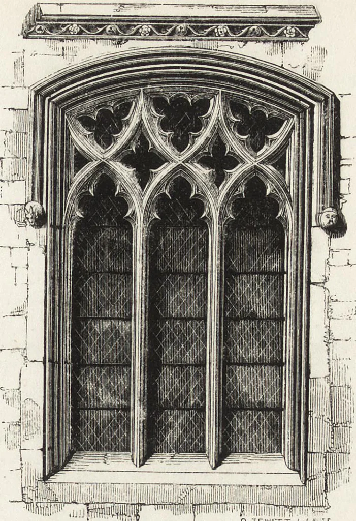An illustration from An introduction to the study of Gothic architecture, 1861, leaf 164