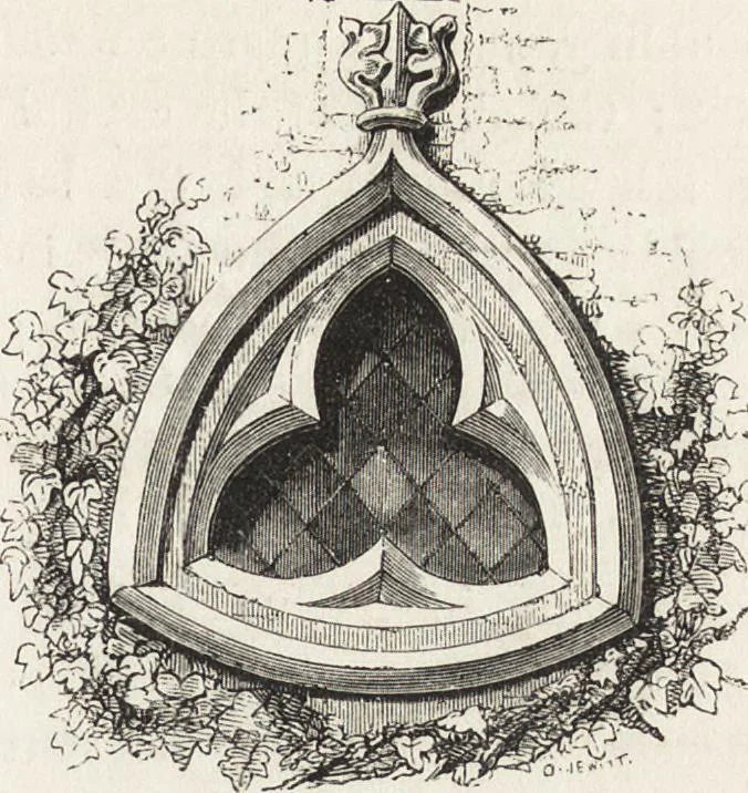 An illustration from An introduction to the study of Gothic architecture, 1861, leaf 166