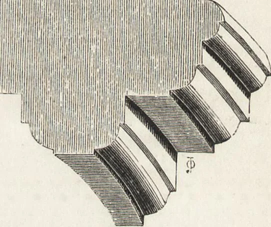 An illustration from An introduction to the study of Gothic architecture, 1861, leaf 166