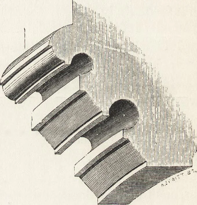 An illustration from An introduction to the study of Gothic architecture, 1861, leaf 167