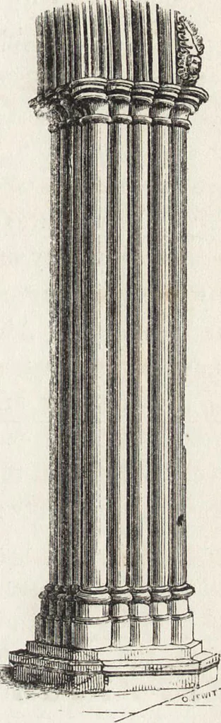 An illustration from An introduction to the study of Gothic architecture, 1861, leaf 170