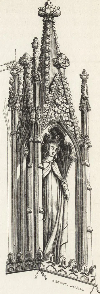 An illustration from An introduction to the study of Gothic architecture, 1861, leaf 171