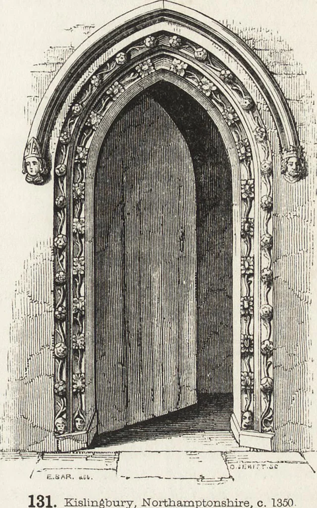 An illustration from An introduction to the study of Gothic architecture, 1861, leaf 172