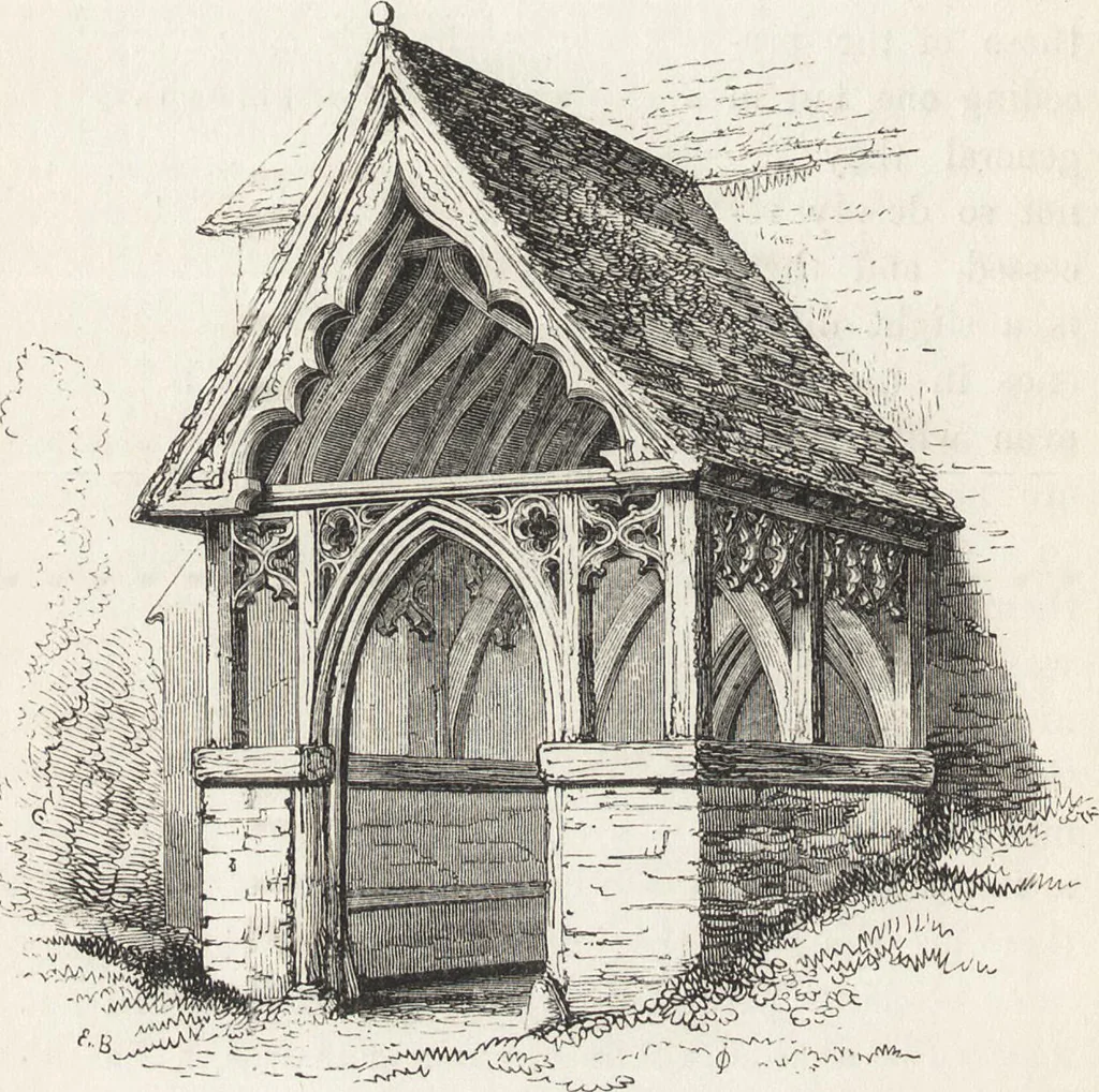 An illustration from An introduction to the study of Gothic architecture, 1861, leaf 173