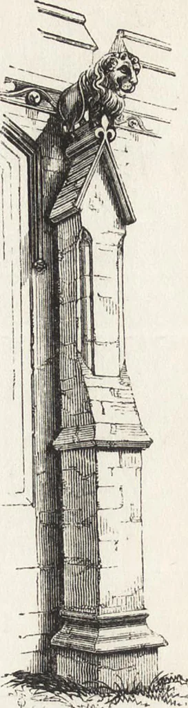 An illustration from An introduction to the study of Gothic architecture, 1861, leaf 179