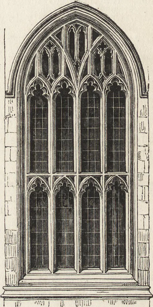 An illustration from An introduction to the study of Gothic architecture, 1861, leaf 189