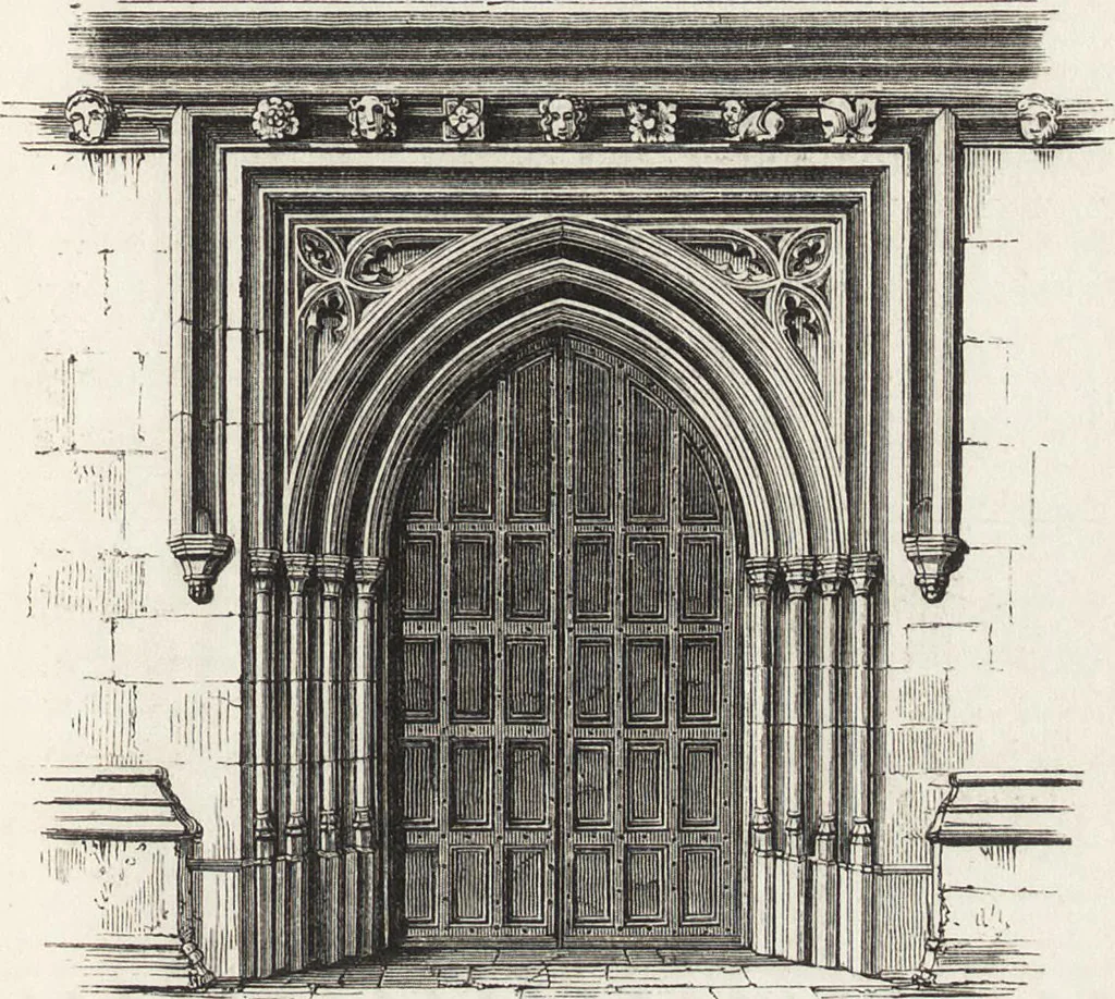 An illustration from An introduction to the study of Gothic architecture, 1861, leaf 192